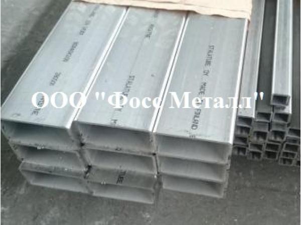 Труба-коротыш нержавеющая матовая AISI 316L 40х20х2 длина 3м